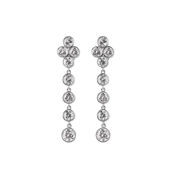 Diamond Riviere Drop Earrings SKU: 3491 DBGEMS - image 1