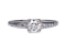 Transitional Diamond Art Deco Engagement Ring 1666  DBGEMS - image 1