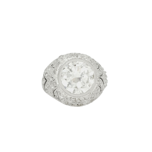 French Art Deco Diamond Ring