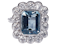 Aquamarine and diamond dress ring  DBGEMS - image 6