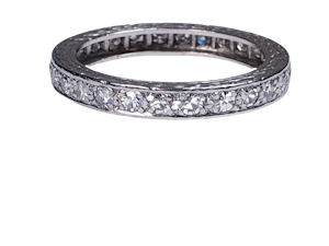 Art Deco Diamond Eternity Ring DBGEMS