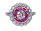 Art Deco Ruby and Diamond Target Ring  DBGEMS - image 5