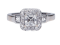 Asscher Cut Diamond Engagement Ring  DBGEMS - image 6