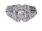 1940's Diamond Cluster Ring  DBGEMS - image 6