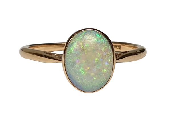 Opal single stone ring 4185   DBGEMS - image 6
