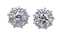 diamond cluster earrings DBGEMS - image 3