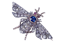 Antique sapphire and diamond bug brooch  DBGEMS - image 3