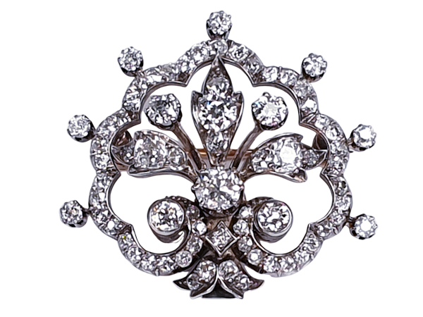 Victorian Diamond Tiara Centre Piece/Brooch DBGEMS - image 3