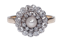 Edwardian Pearl and Diamond Target Ring 1355 DBGEMS - image 6