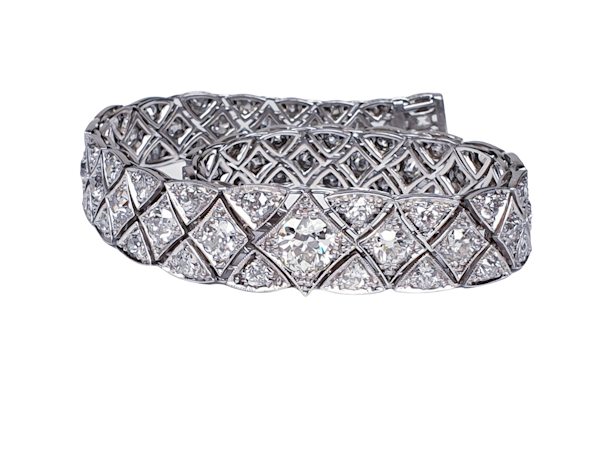 Articulated Art Deco Diamond Bracelet  DBGEMS - image 6