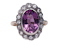 Amethyst and Diamond Cluster Ring  DBGEMS - image 5