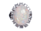 Substantial opal and diamond dress ring  DBGEMS - image 5