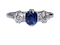 Sapphire and diamond engagement ring 4318   DBGEMS - image 6