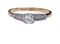 Antique Solitaire Diamond Ring  DBGEMS - image 5