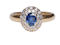 Victorian Sapphire and Diamond Cluster Ring  DBGEMS - image 6