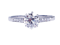 1ct old cut diamond engagement ring 4203   DBGEMS - image 1