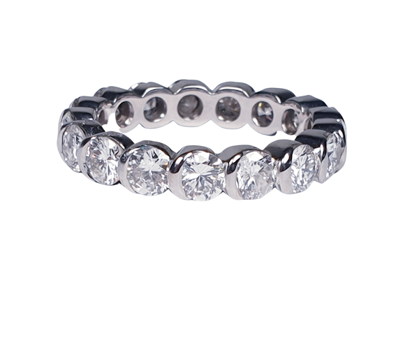 French Full Hoop Diamond Eternity Ring  DBGEMS - image 1