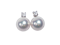 pearl and diamond stud earring  DBGEMS - image 1