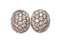 Oval Diamond Set Earrings  DBGEMS - image 1