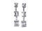 Baguette diamond drop earrings  DBGEMS - image 1