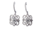 Modern diamond filigree earrings  DBGEMS - image 1
