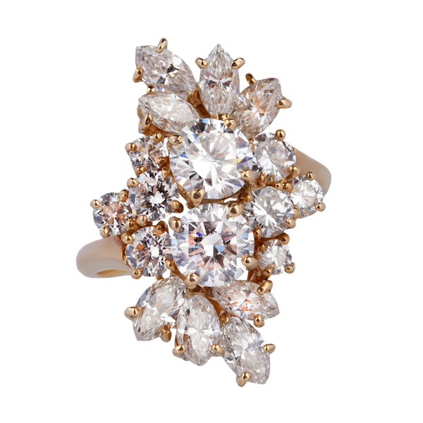 Super Sparkly Diamond Cocktail Ring  DBGEMS - image 1