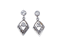Antique diamond drop earrings  DBGEMS - image 1