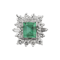 Emerald and diamond ring. Spectrum - image 1