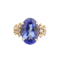 Tanzanite and diamond show stopping ring. Spectrum Antiques - image 1