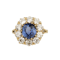 Sapphire & diamond Victorian engagement ring. Spectrum antiques - image 1