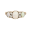 Opal and diamond 18ct Victorian ring Spectrum Antiques - image 1