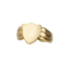 Gold shield shape signet ring Spectrum Antiques - image 1