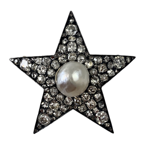 Diamond star pendant