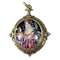 Italian 1660 devotional gold pendant - image 1
