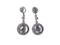 Antique moonstone and diamond drop earrings  DBGEMS - image 1