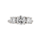 3 stone diamond ring - image 1