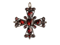 Georgian Garnet Maltese Cross  DBGEMS - image 1