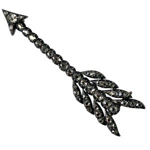 1780 Diamond set silver brooch