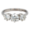 A Three Stone Diamond Ring Offered by The Gilded Lily - image 1