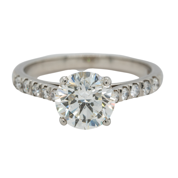 A Solitaire Diamond Engagement Ring Offered by The Gilded Lly - image 1