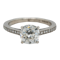 A Cushion Cut Solitaire Diamond Ring Offered by The Gilded Lly - image 1