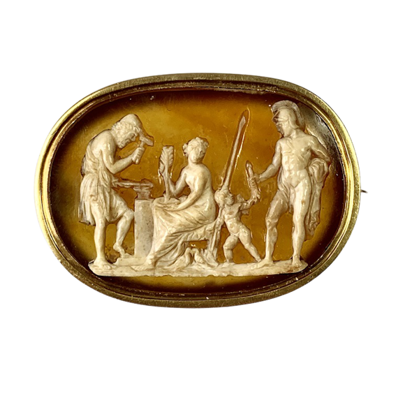 Eighteenth century cameo brooch - image 1