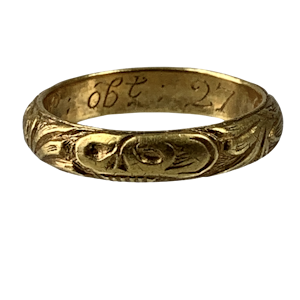 Memento Mori gold ring