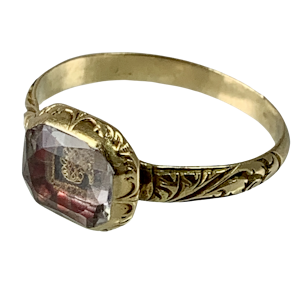 1700 Memento mori ring