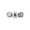 3 stone diamond ring with total diamonds of 2.15 ct est. Centre is 0.96 ct est. - image 1