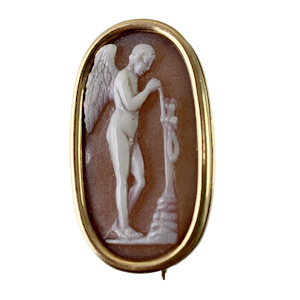 Agate cameo of Eros ca 1800