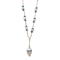 A Pearl, Cabochon Emerald and Diamond Necklace - image 1