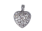 Plump Chunky diamond antique heart locket 4231  DBGEMS - image 1