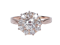 Antique diamond cluster engagement ring 4331  DBGEMS - image 1