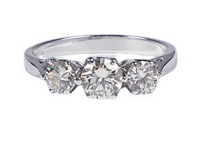 Diamond Three Stone Diamond Ring 2174 DBGEMS